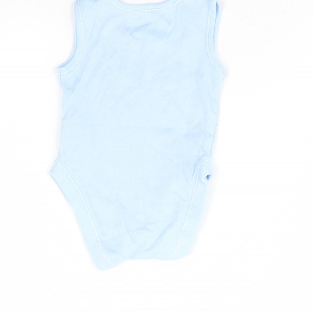 George Baby Blue Babygrow One-Piece Size 0-3 Months