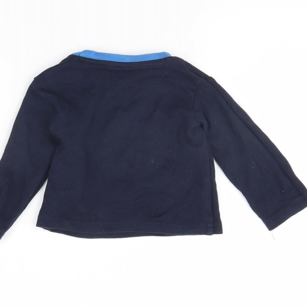 Early Days Baby Blue Basic T-Shirt Size 6-9 Months - Tractor