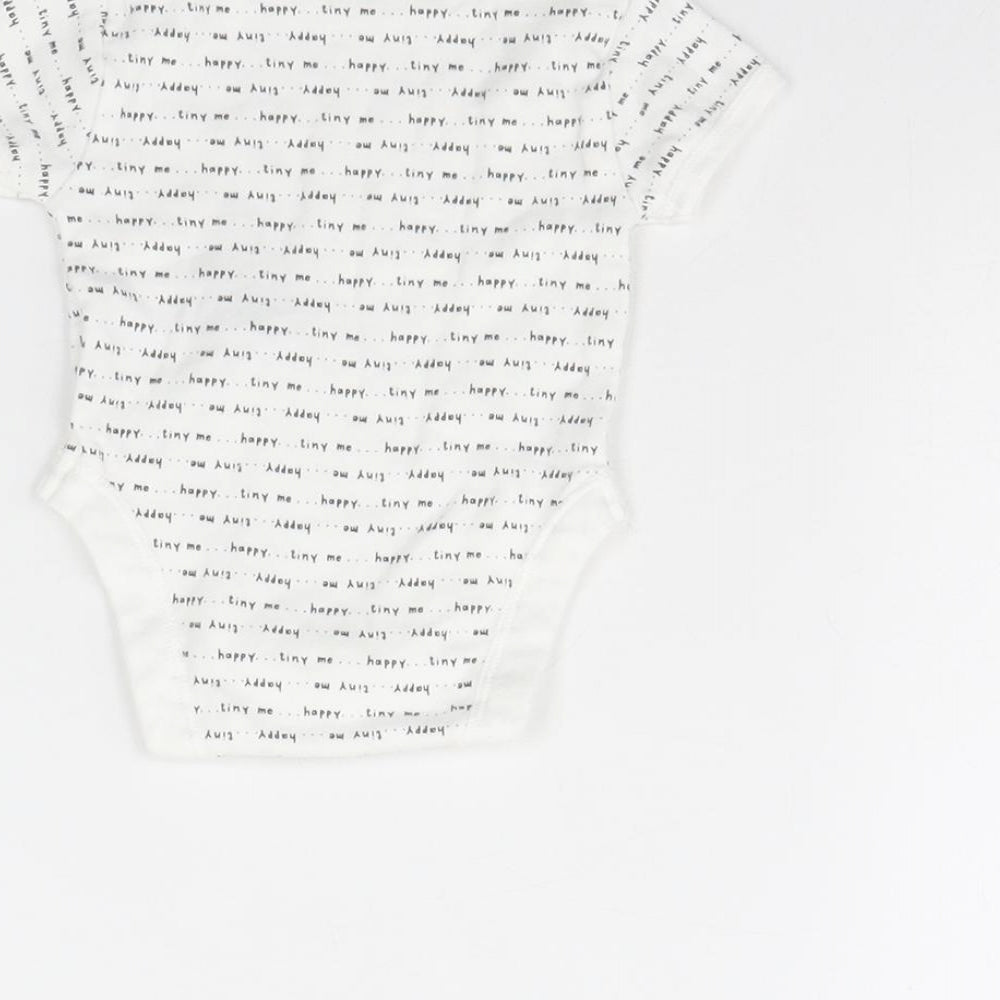 Primark Baby White Babygrow One-Piece Size 0-3 Months - TINY ME