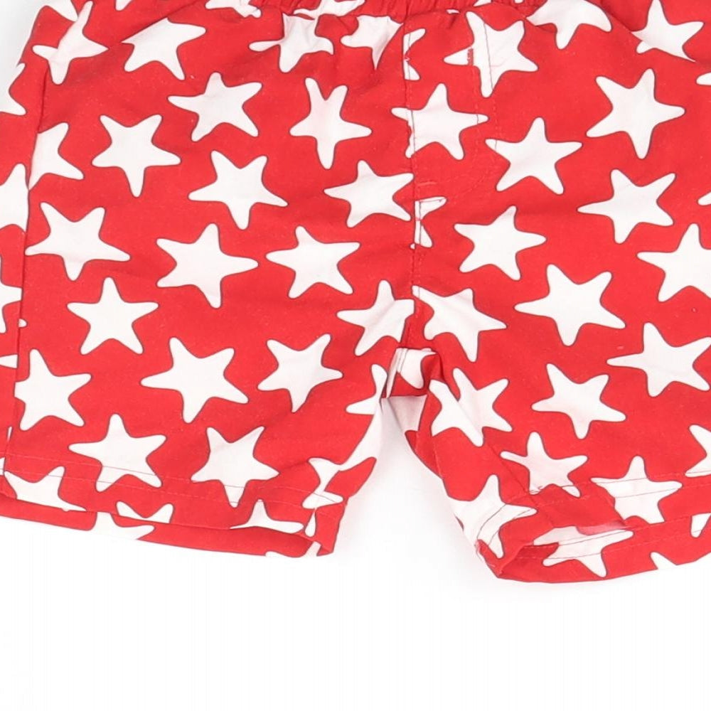 Mothercare Baby Red Polka Dot Cropped Trousers Size 9 Months