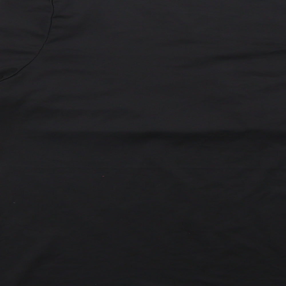 nuoxi Womens Black Basic T-Shirt Size 2XL