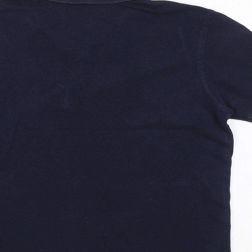 George Boys Blue Basic Polo Size 8-9 Years