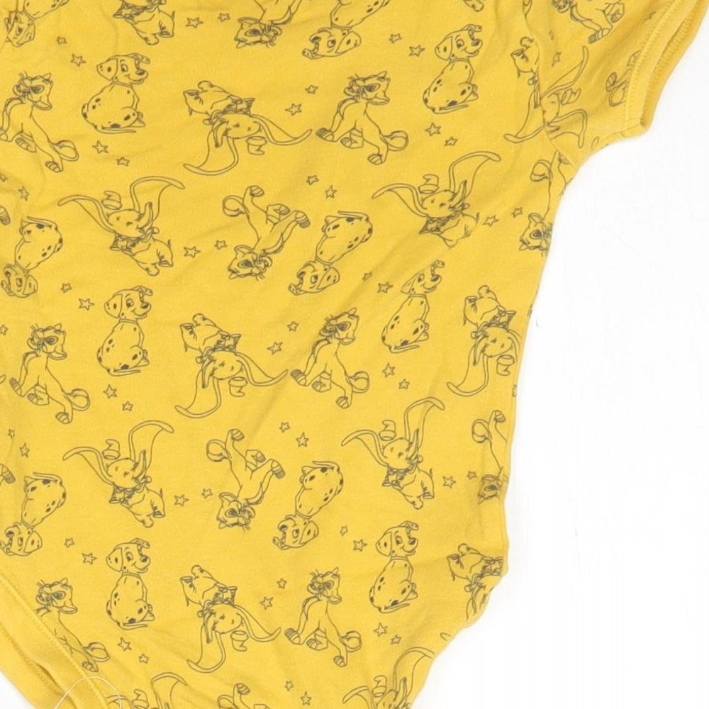 George Baby Yellow Babygrow One-Piece Size 18-24 Months