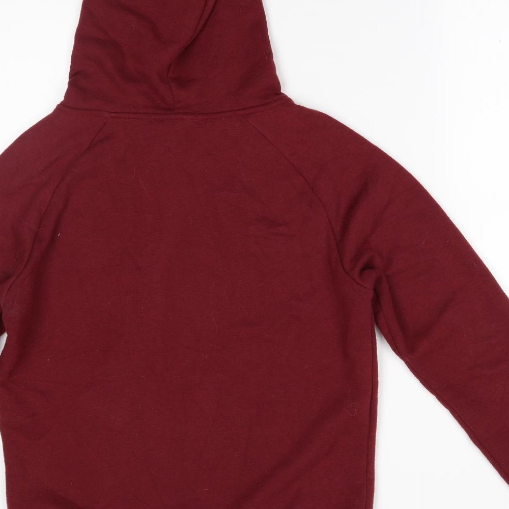 Primark Womens Red Full Zip Hoodie Size XS