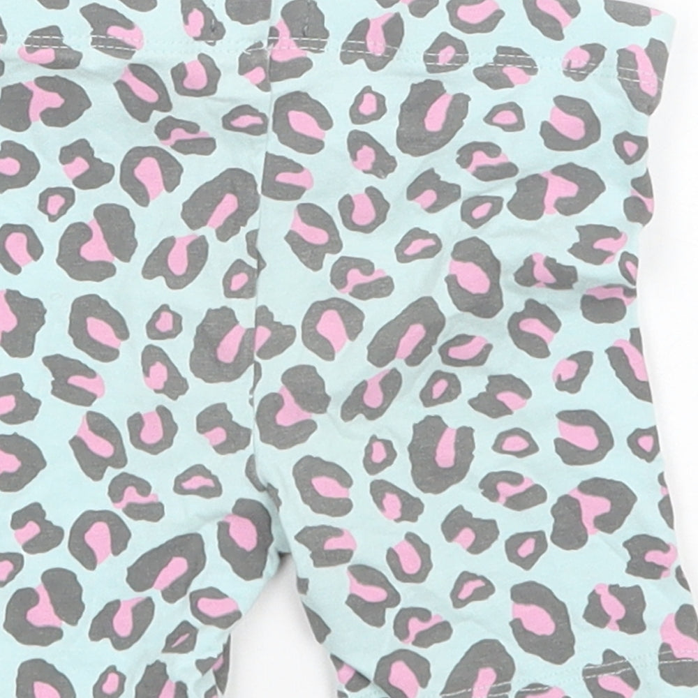Studio Girls Multicoloured Animal Print Sweatpants Leggings Size 12-18 Months