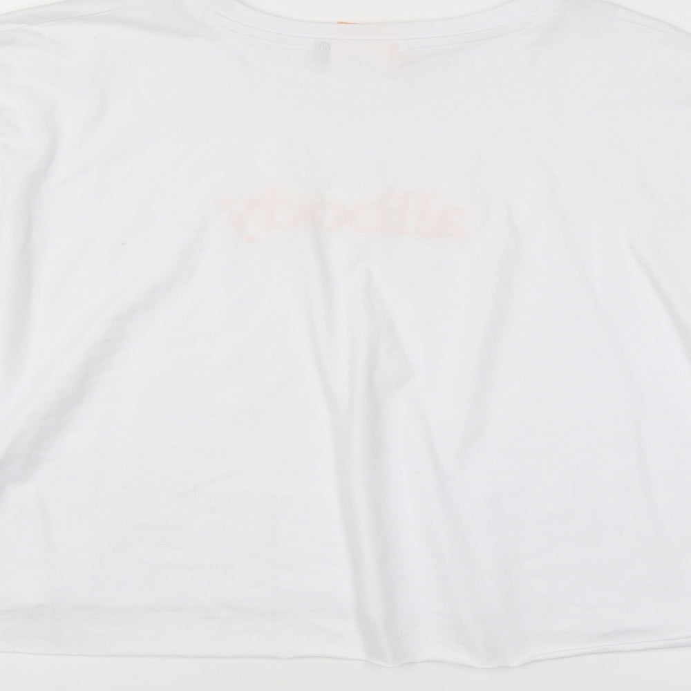 All Body Womens White Pullover Sweatshirt Size XL