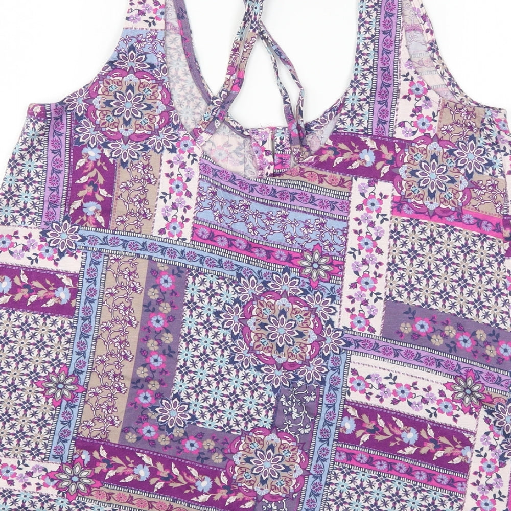 TU Womens Multicoloured Basic Blouse Size 10