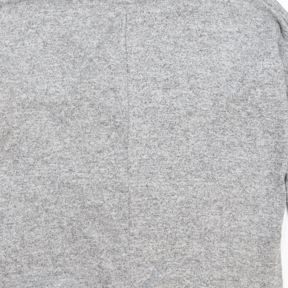 Preworn Womens Grey Knit Pullover Jumper Size 16