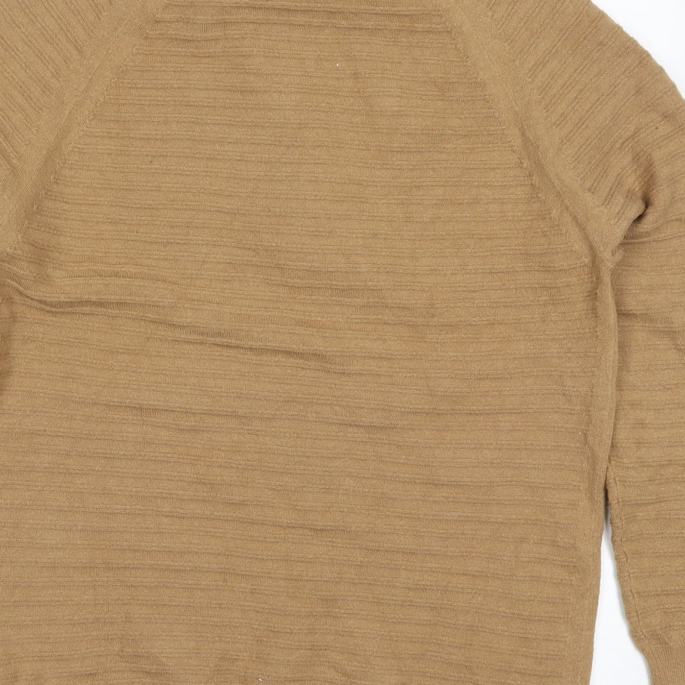 Very Womens Brown Knit Pullover Jumper Size 8