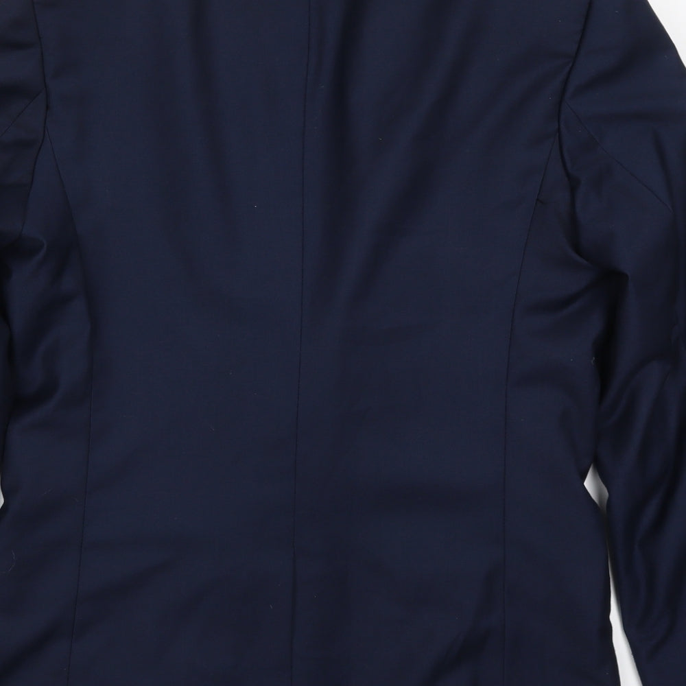 Nit Taylor Mens Blue Jacket Suit Jacket Size 34