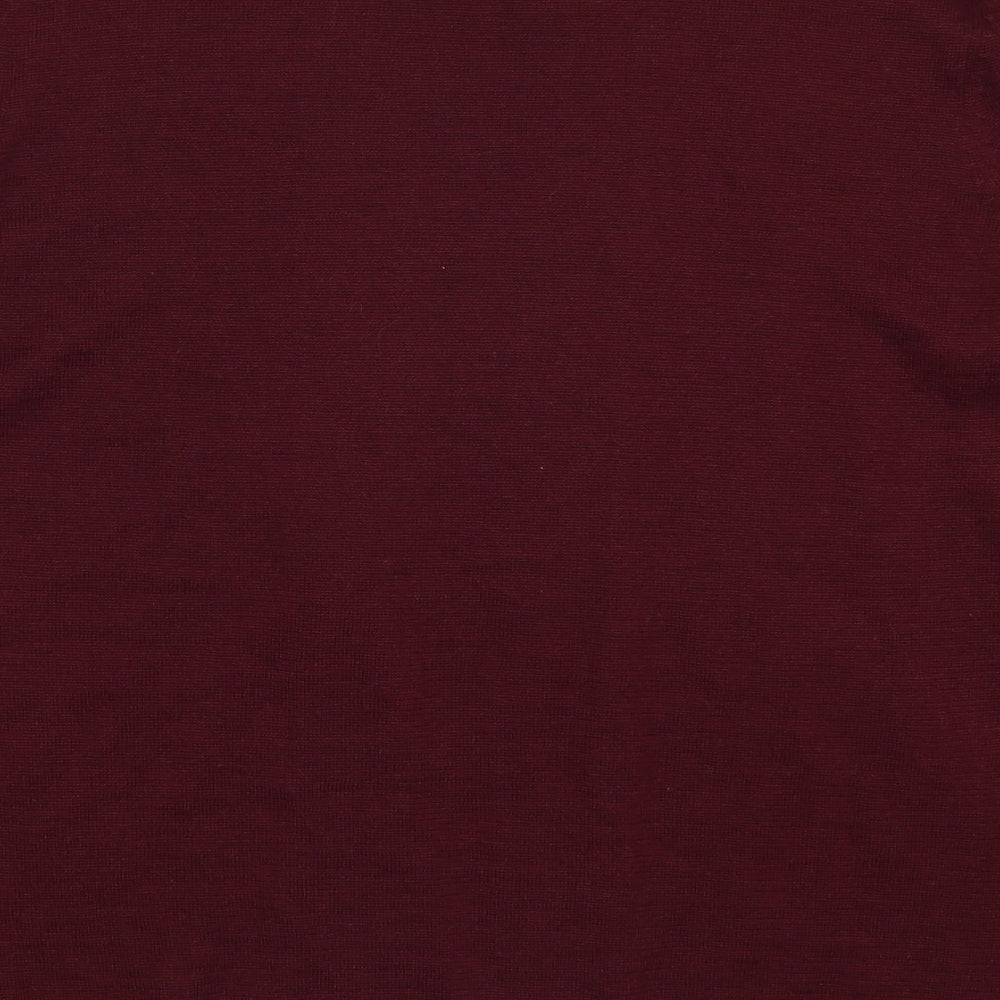 Riddella Womens Red Knit Pullover Jumper Size 16