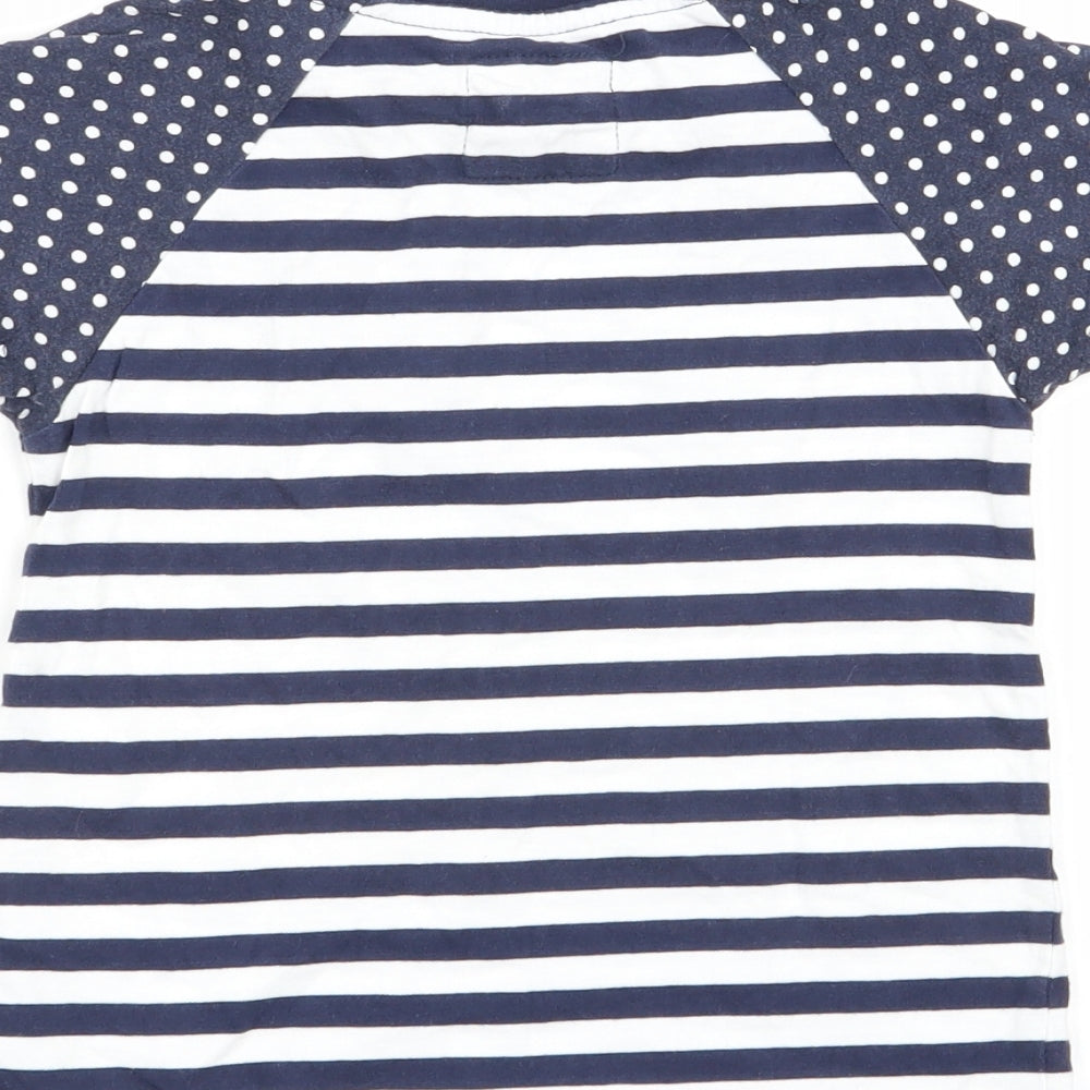 TU Girls Multicoloured Striped Basic T-Shirt Size 18-24 Months