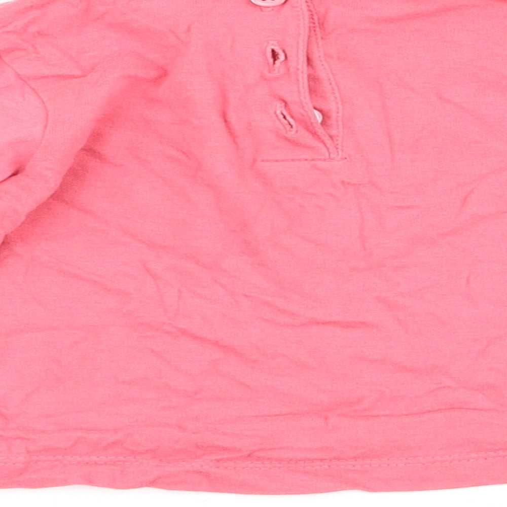 John Lewis Girls Pink Basic T-Shirt Size 0-3 Months