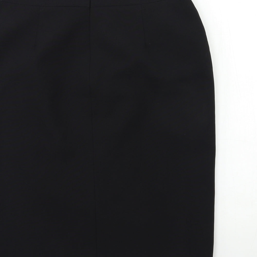NL Collection Womens Black Straight & Pencil Skirt Size 12