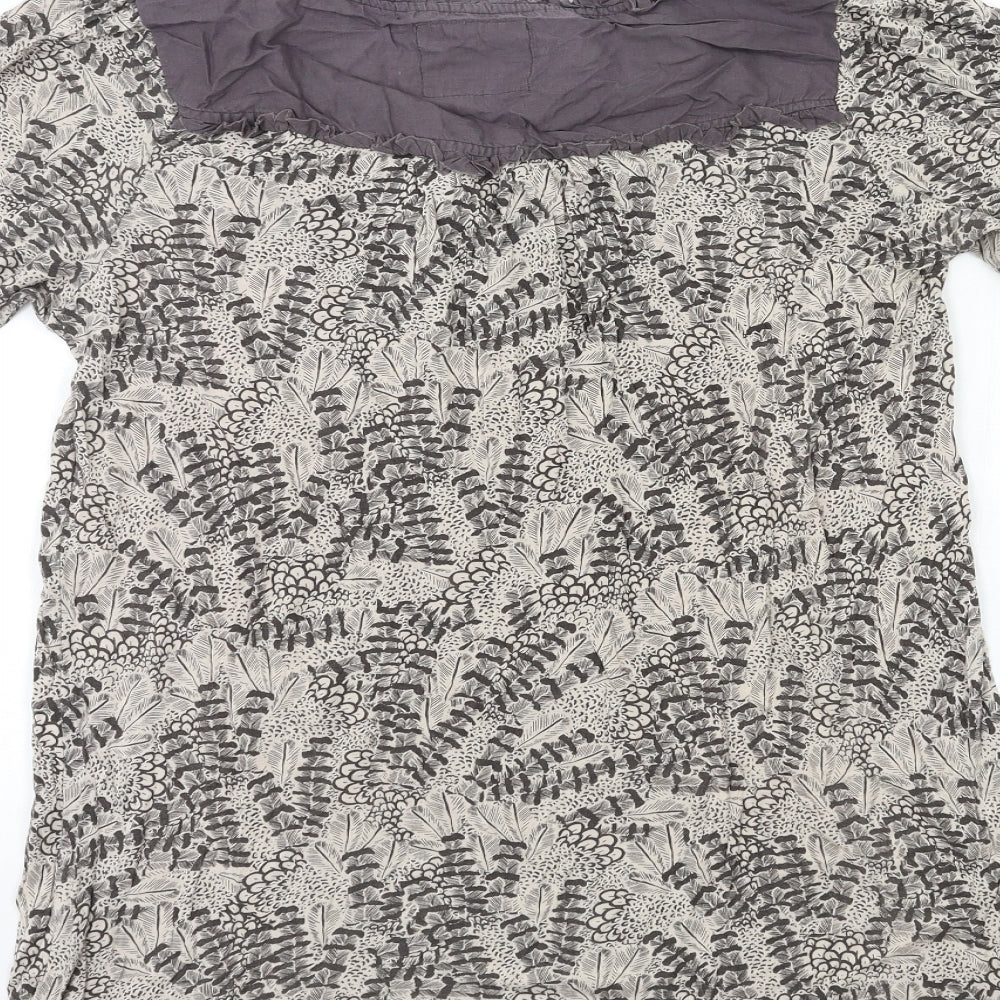 NEXT Womens Brown Basic T-Shirt Size 6