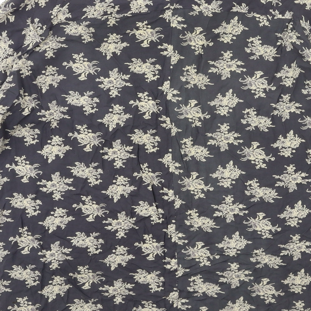 Vouley Vous Womens Grey Basic Blouse Size S
