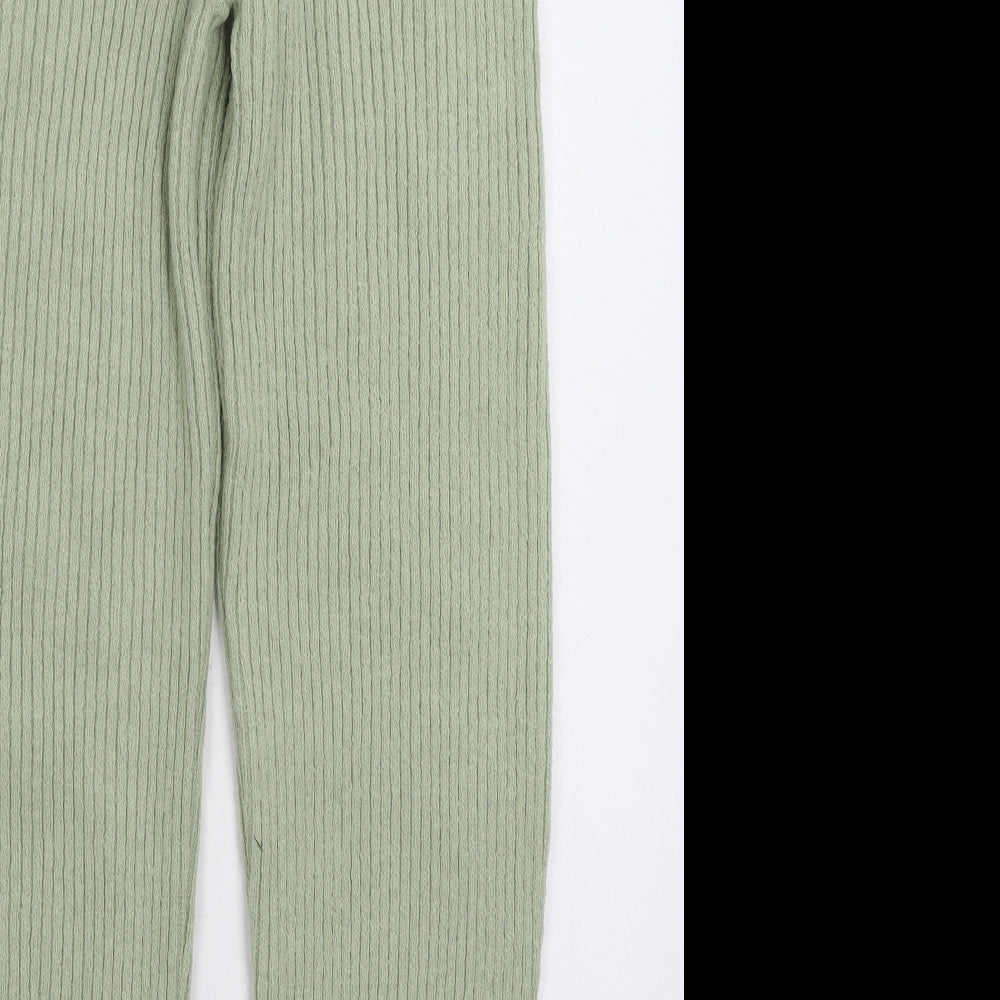 Marks & Spencer Womens Grey Knit Trousers Size 10 L26 in