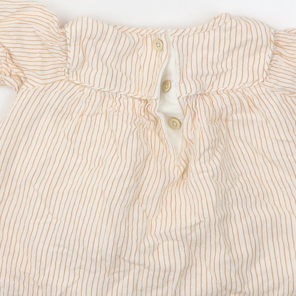 Nutmeg Girls Orange Fit & Flare Size 3-6 Months