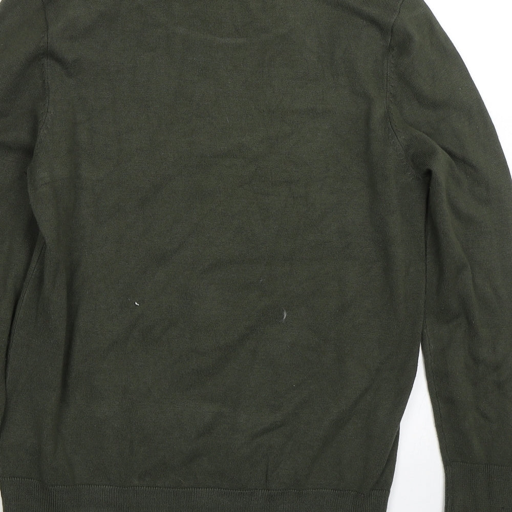 M&Co Womens Green Pullover Jumper Size 12