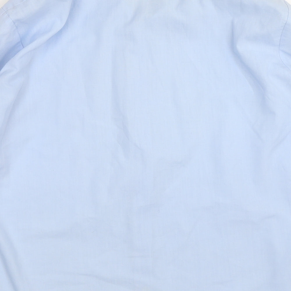 Collection Womens Blue Basic Button-Up Size 16