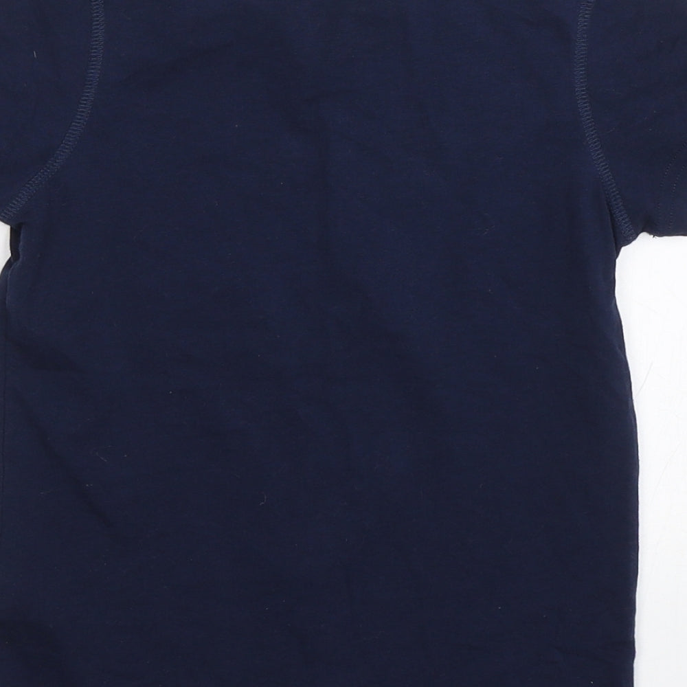 Matalan Boys Blue Basic T-Shirt Size 6 Years
