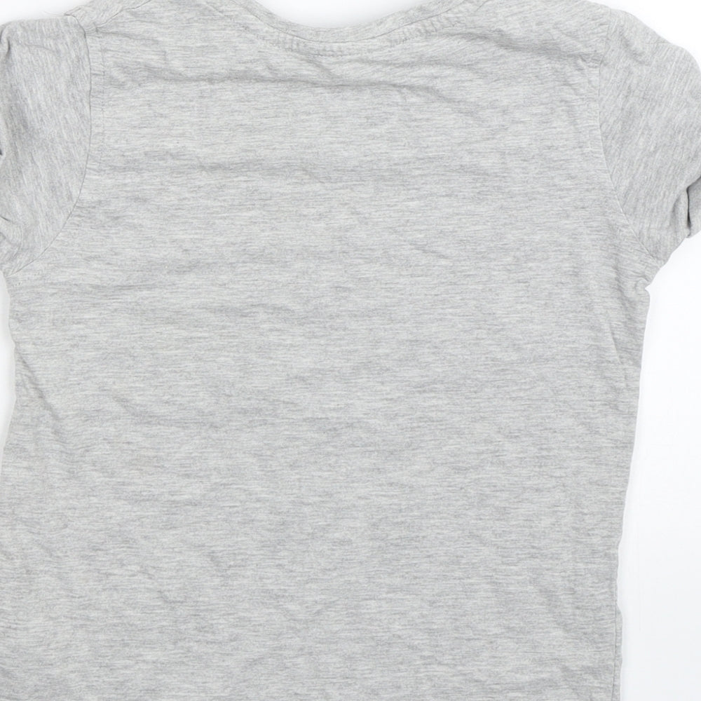 George Boys Grey Basic T-Shirt Size 6-7 Years