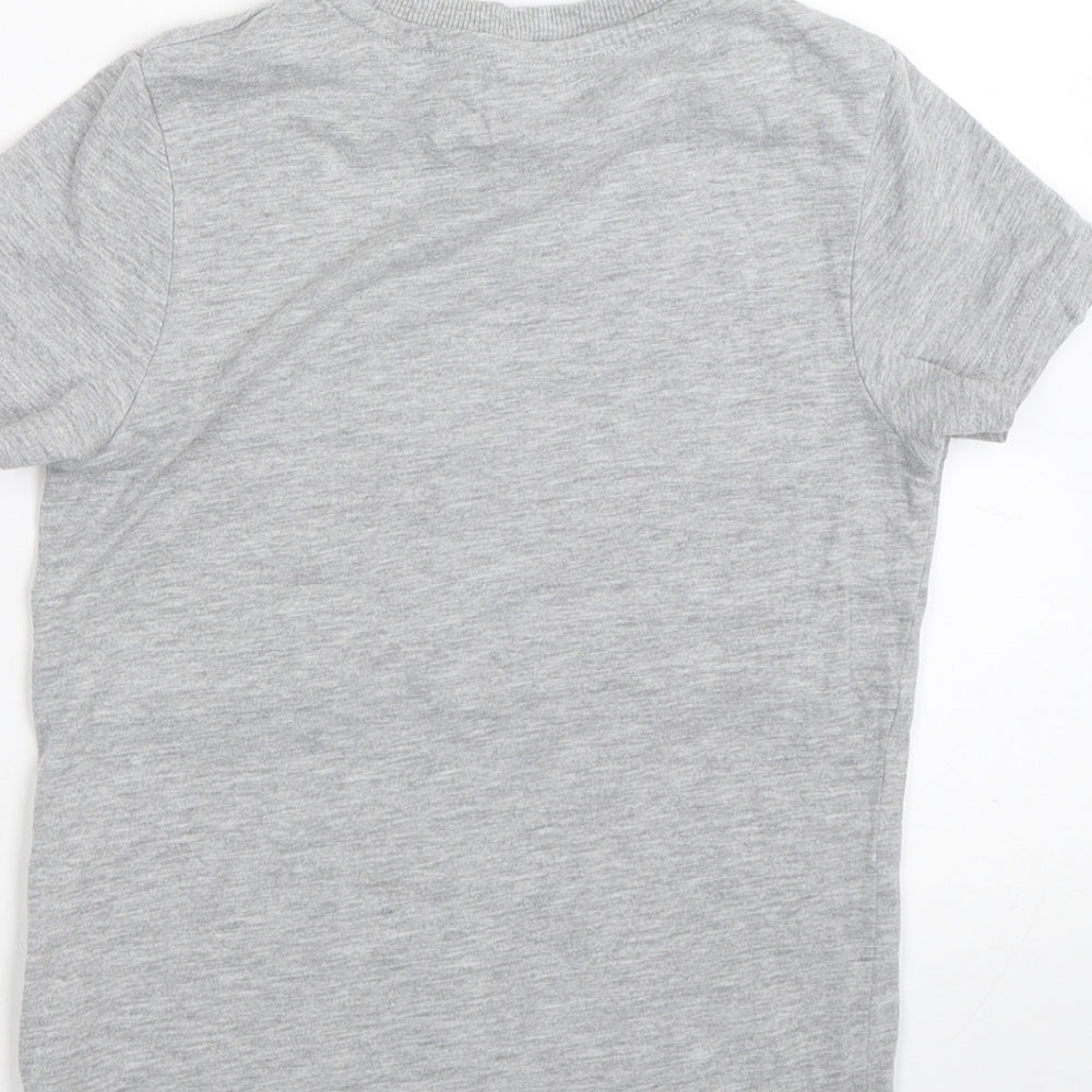 Marks & Spencer Boys Grey Basic T-Shirt Size 6-7 Years