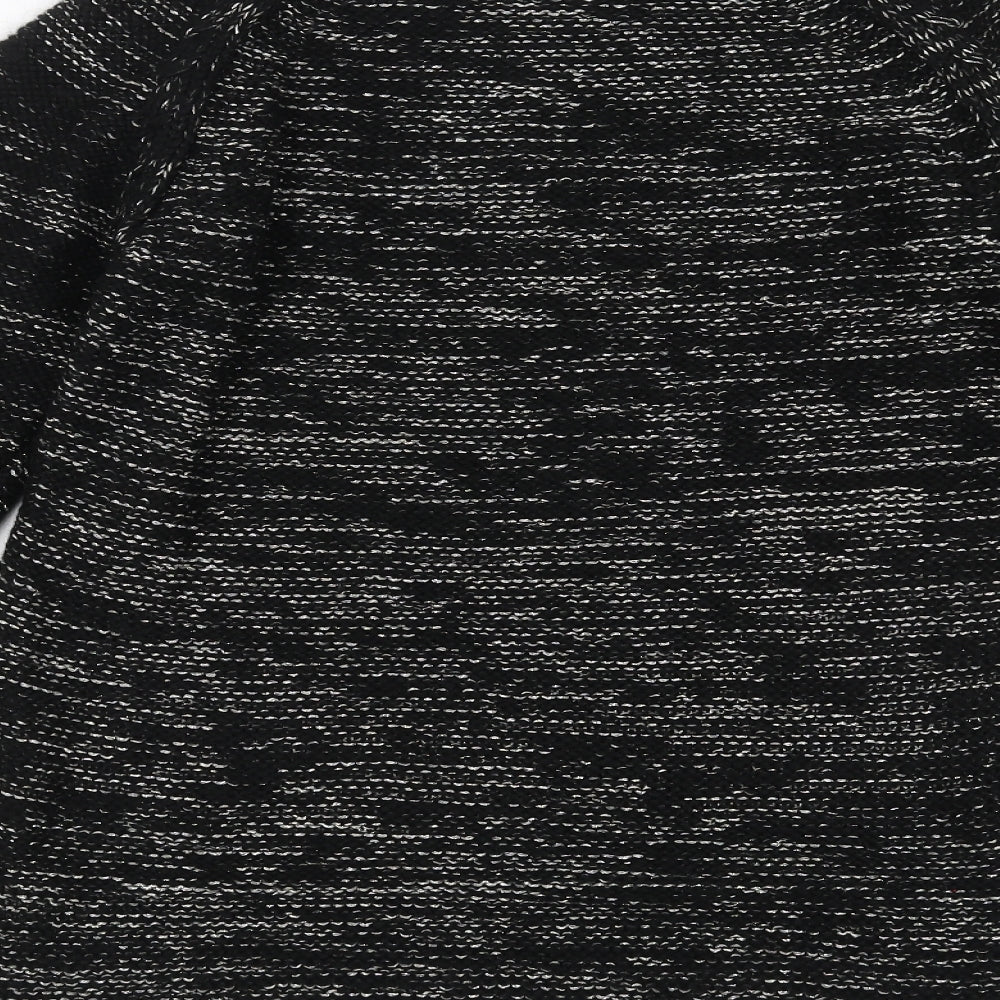 Next Womens Black Knit Pullover Jumper Size 8