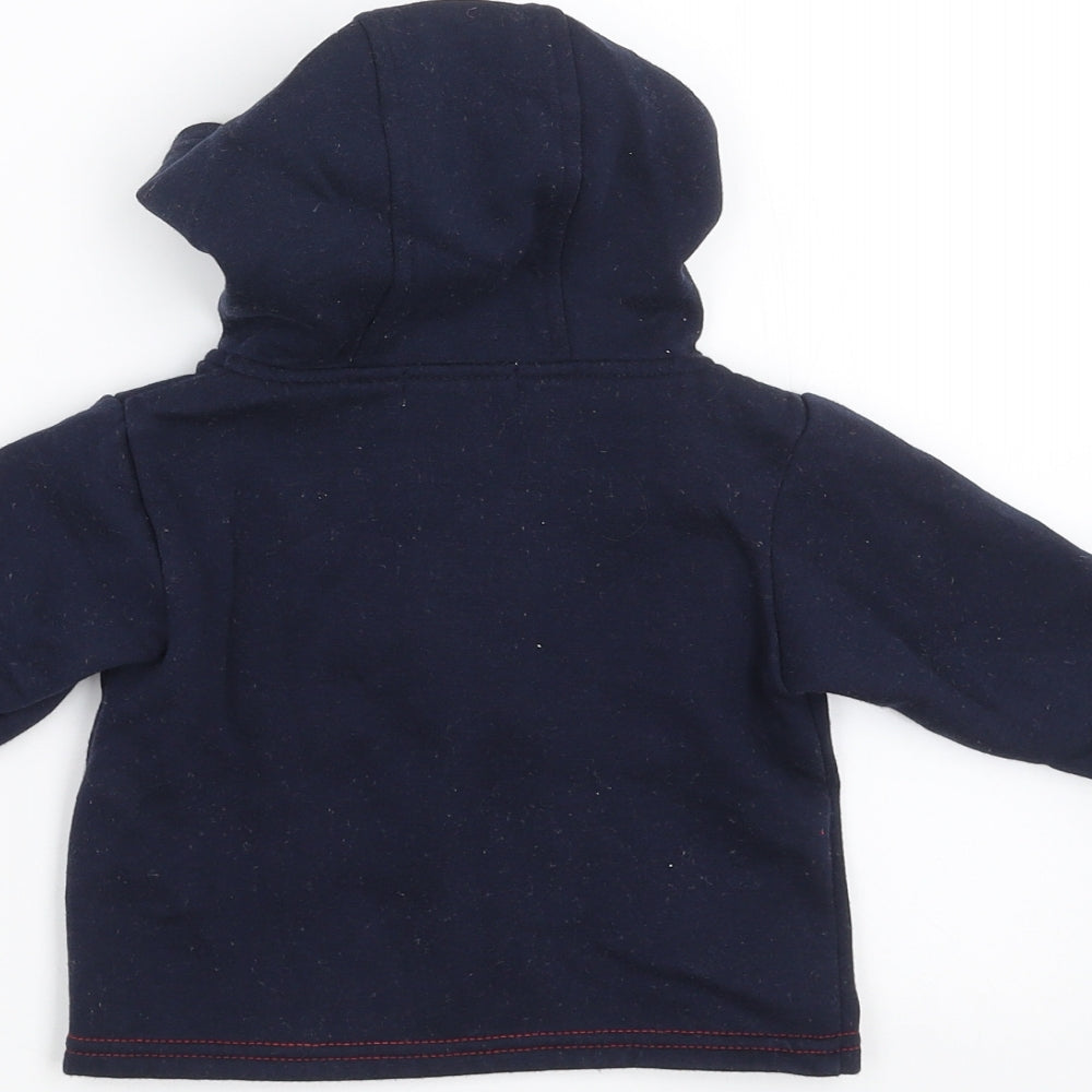 Early Days Boys Blue Full Zip Jumper Size 6-9 Months - hoodie