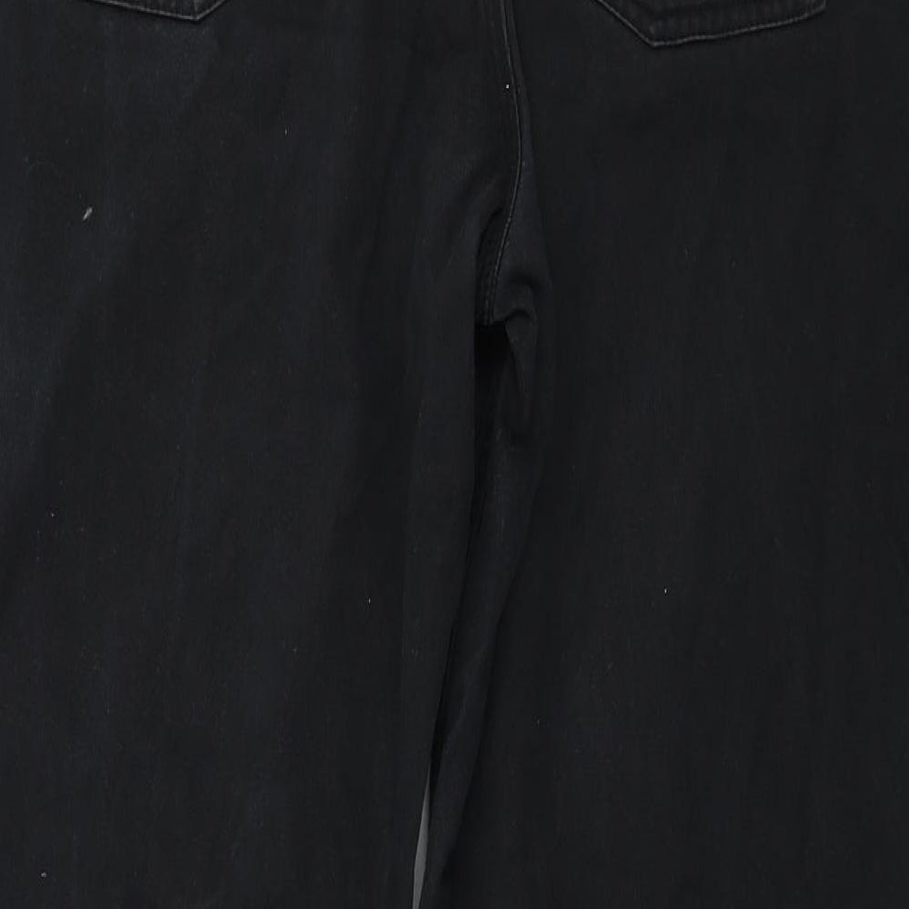 M&Co Womens Black Straight Jeans Size 40 in L31 in