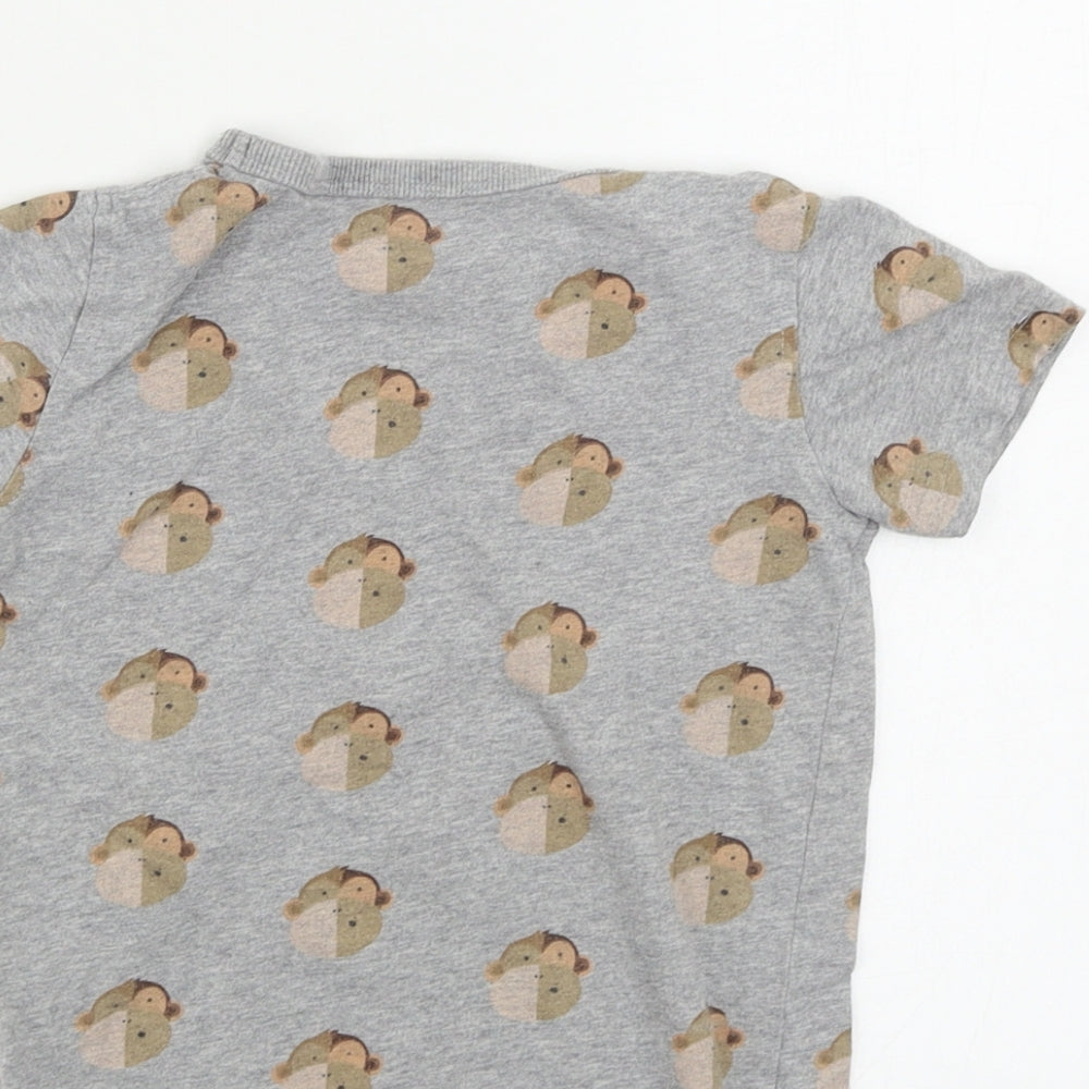 NEXT Girls Grey Basic T-Shirt Size 2 Years