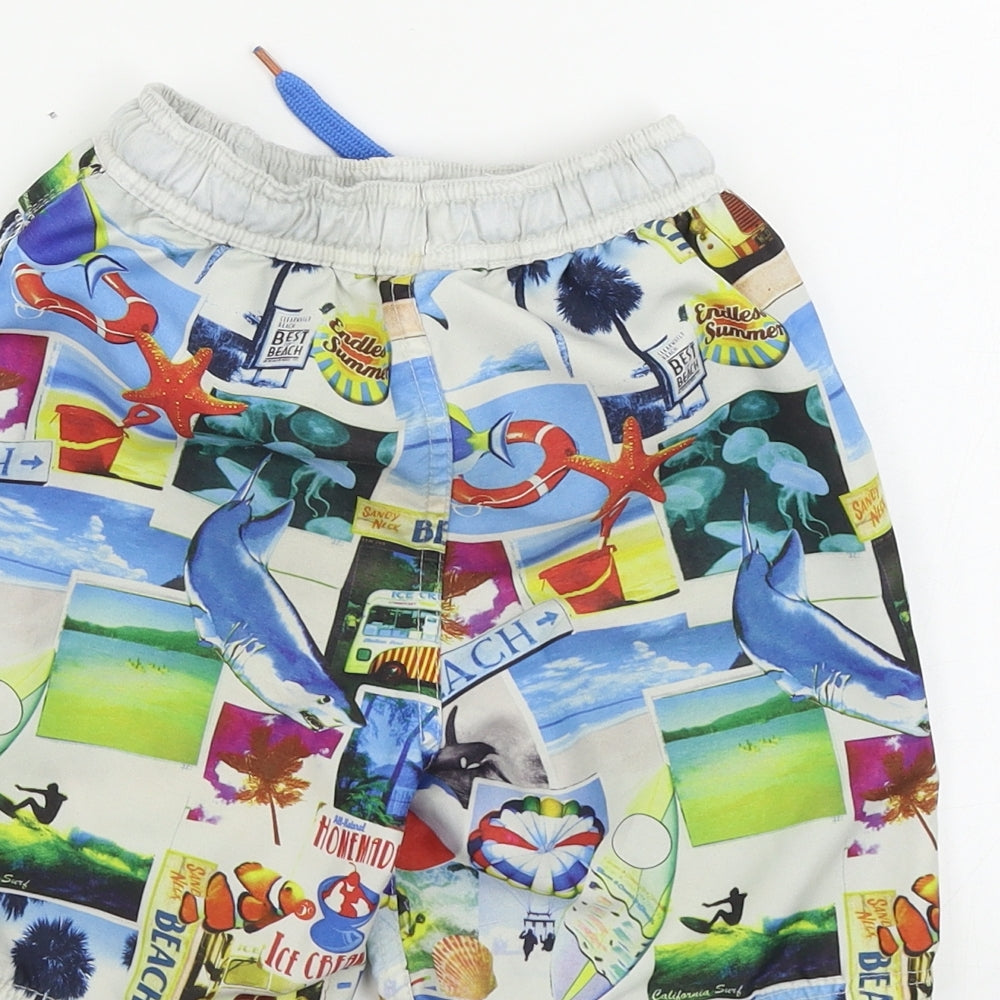 Next Boys White Bermuda Shorts Size 2-3 Years