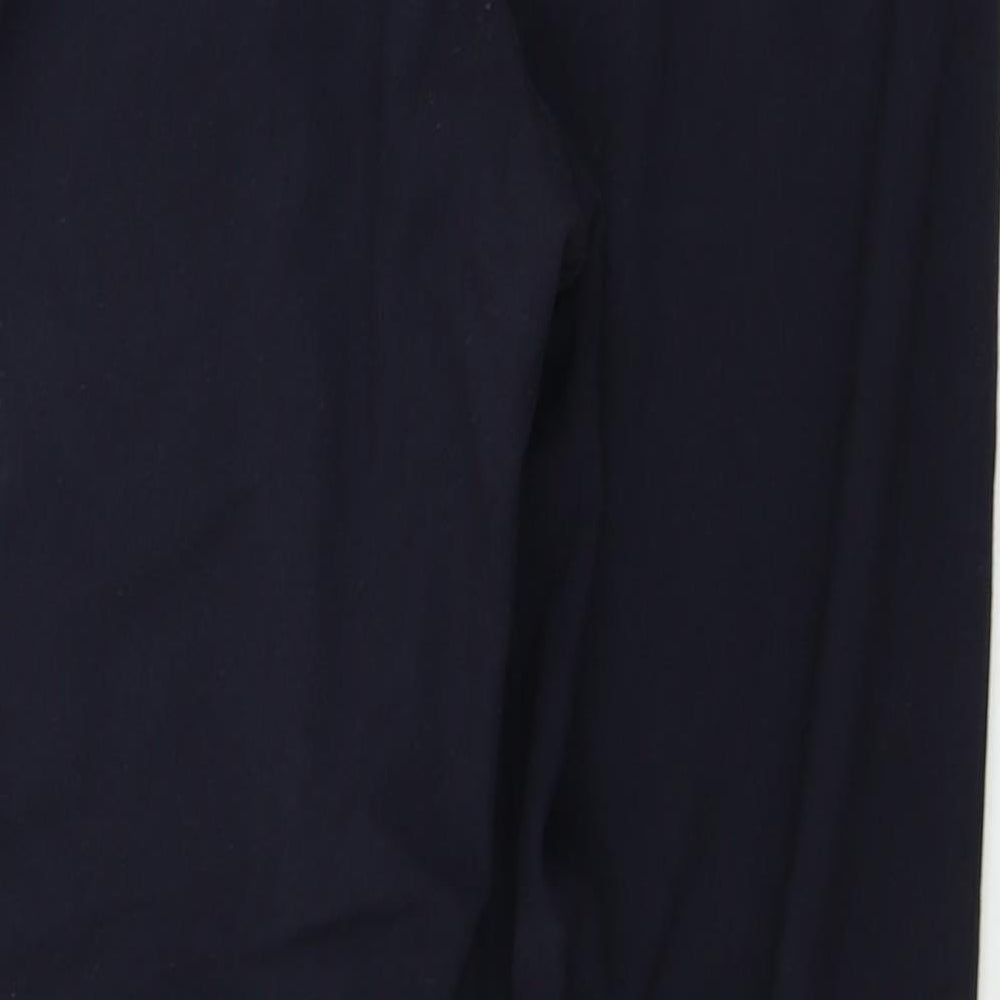 Marks & Spencer Womens Blue Trousers Size 6 L28 in