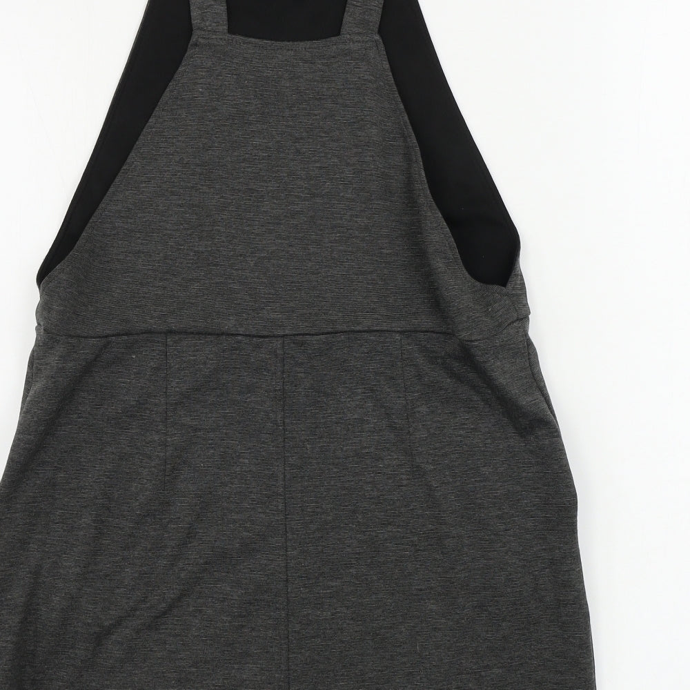 New Look Womens Grey A-Line Size 8