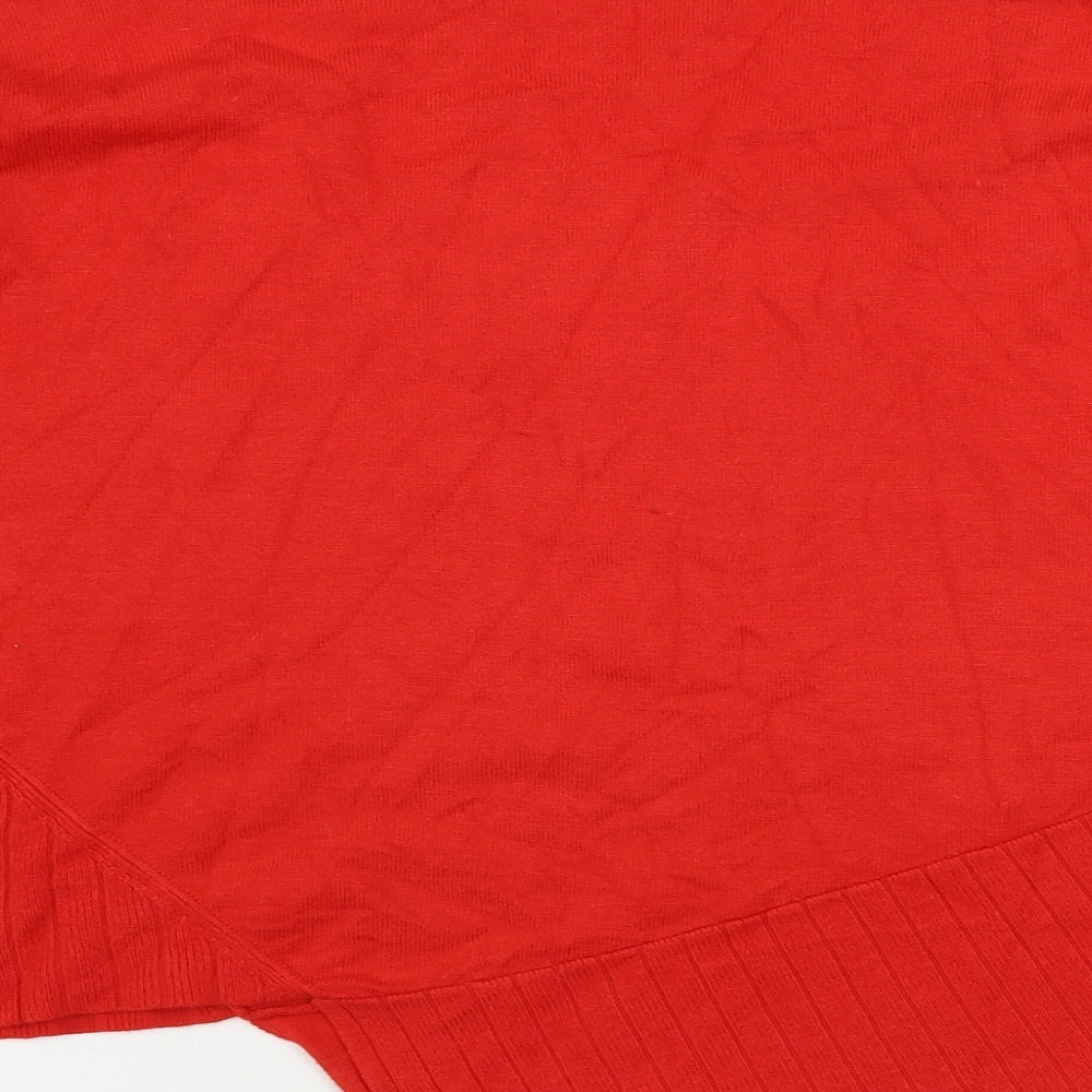 Bonmarché Womens Red Pullover Jumper Size 12