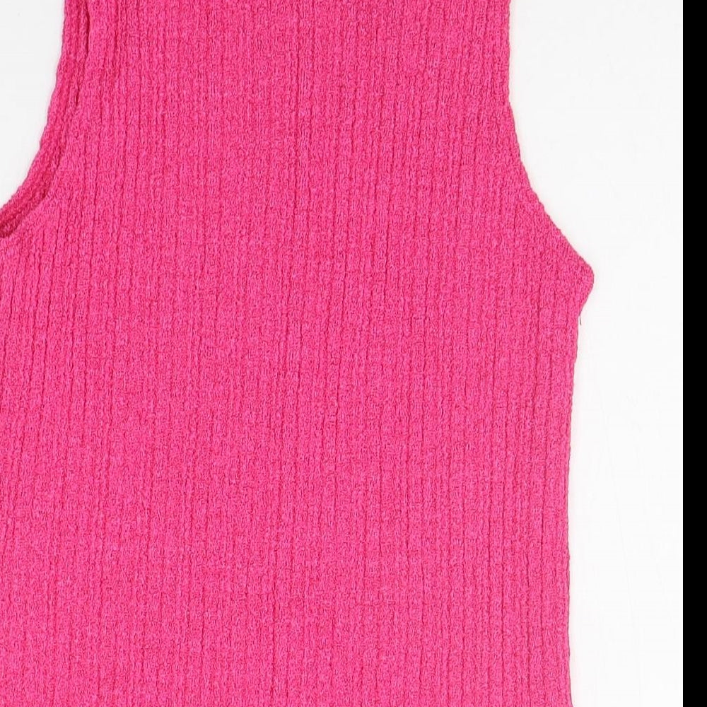 Berkertex Womens Pink Basic Tank Size 14