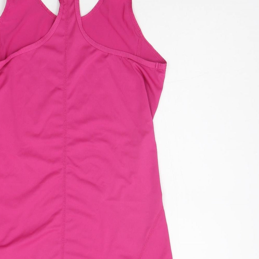 TCA Womens Pink Basic Tank Size M