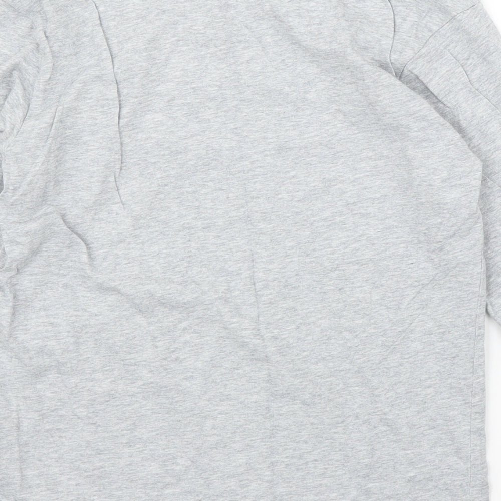 Popupshop Girls Grey Basic T-Shirt Size 9 Years