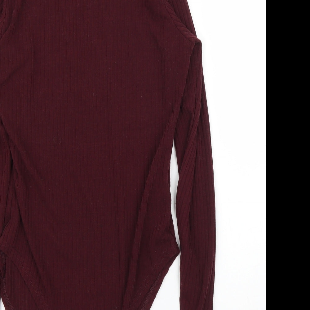 New Look Womens Purple Leotard One-Piece Size 12