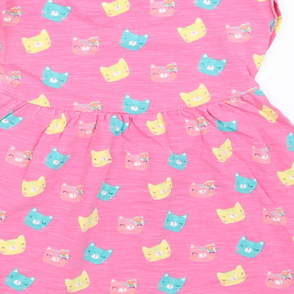 Mini Club Girls Pink Fit & Flare Size 9-12 Months