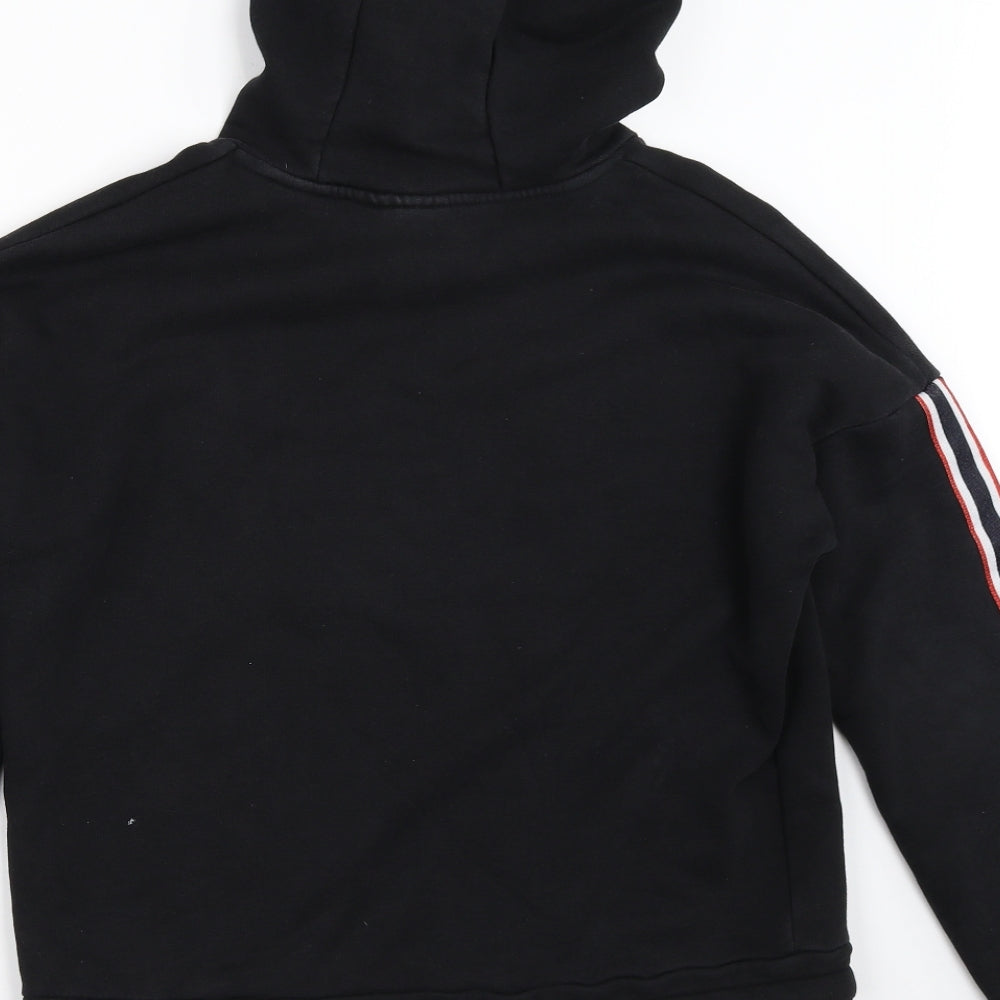 Closure London Womens Black Pullover Hoodie Size 12