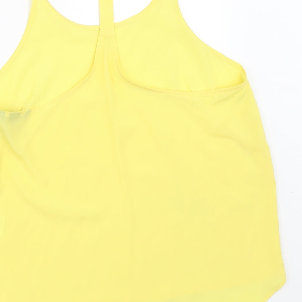 H&M Womens Yellow Camisole Blouse Size 38