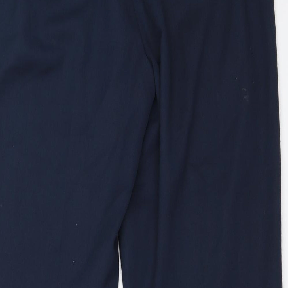 Artgiano Womens Blue Trousers Size 12 L27.5 in