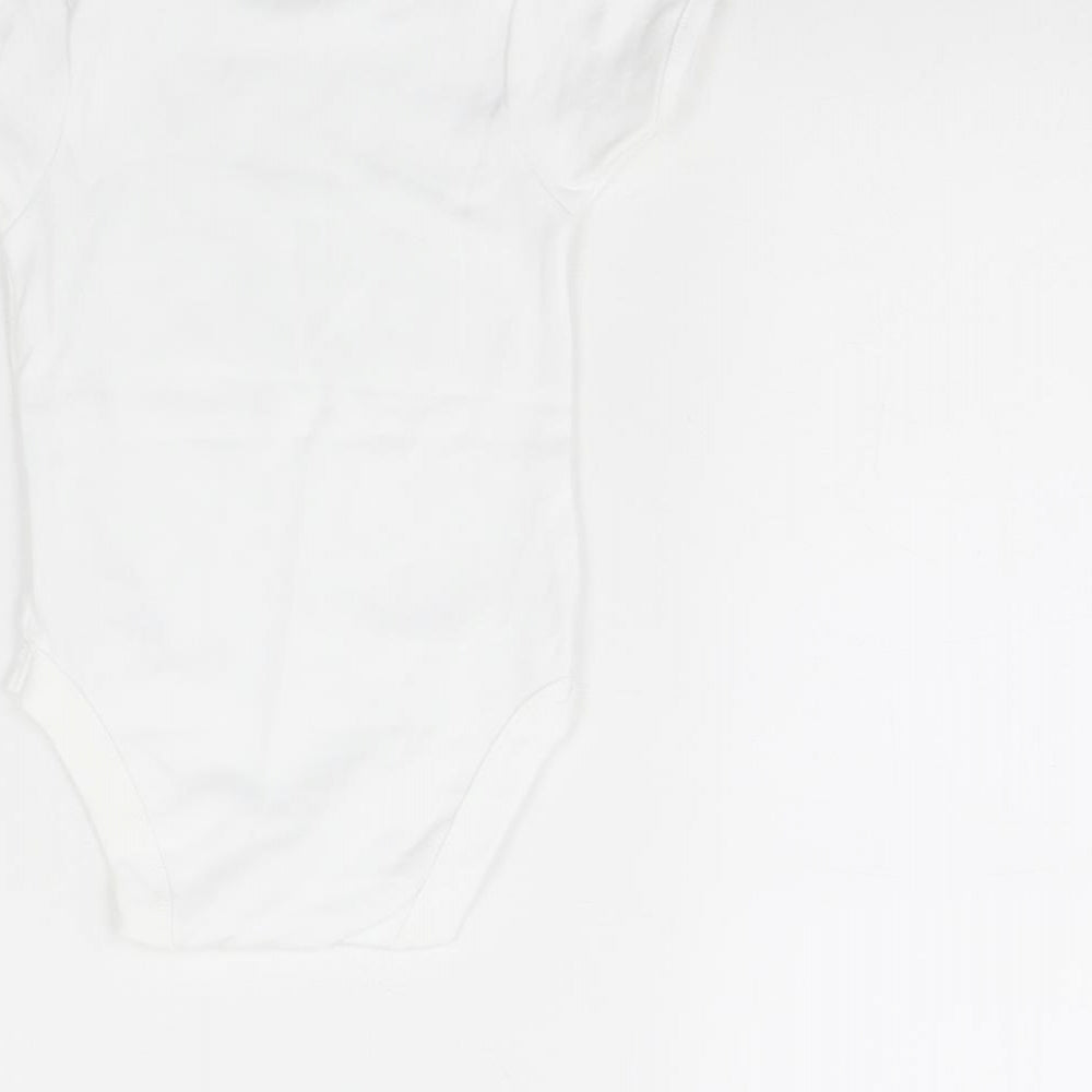 George Baby White Babygrow One-Piece Size 12 Months