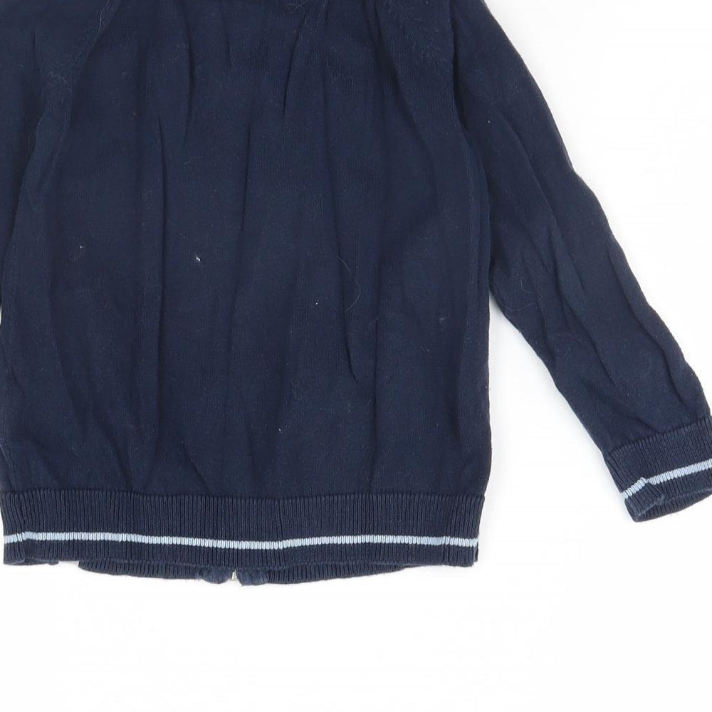 Vertbaudet Girls Blue Jacket Size 4 Years