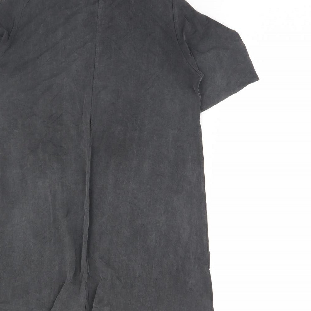 Zara Womens Grey Basic Blouse Size S