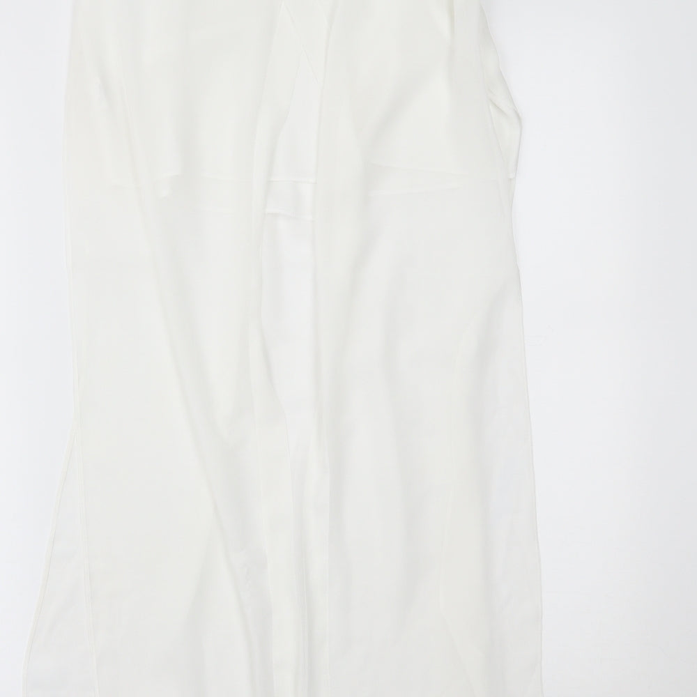 River Island Womens White Basic Tank Size 6