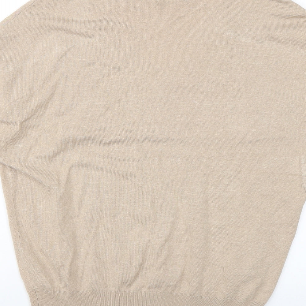 night collection Womens Beige Pullover Jumper Size S
