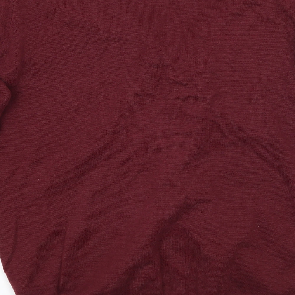 Marks and Spencer Womens Red Cardigan Jumper - age 17-18