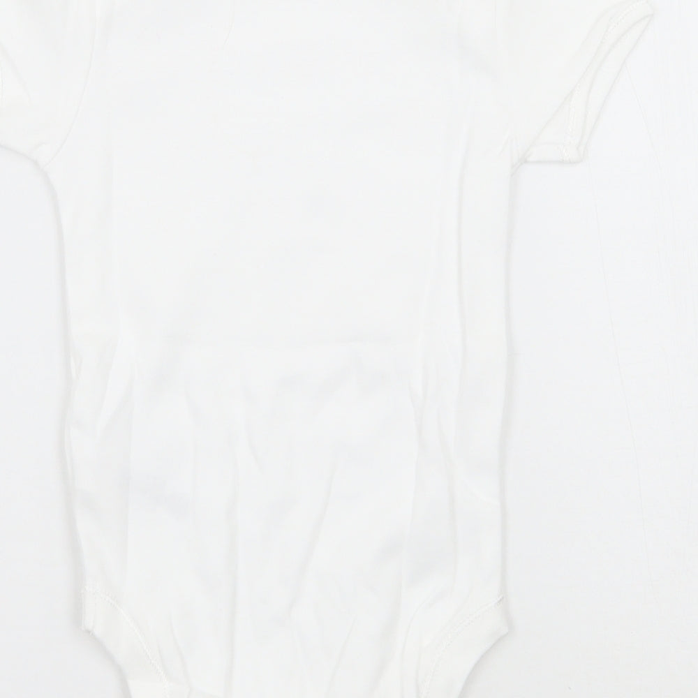 George Baby White Babygrow One-Piece Size 18 Months